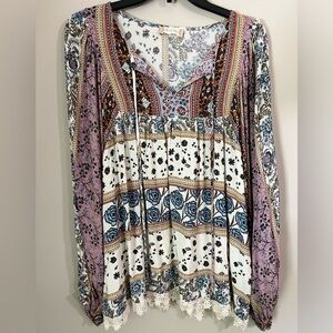 Altar'd State Boho Blouse Small